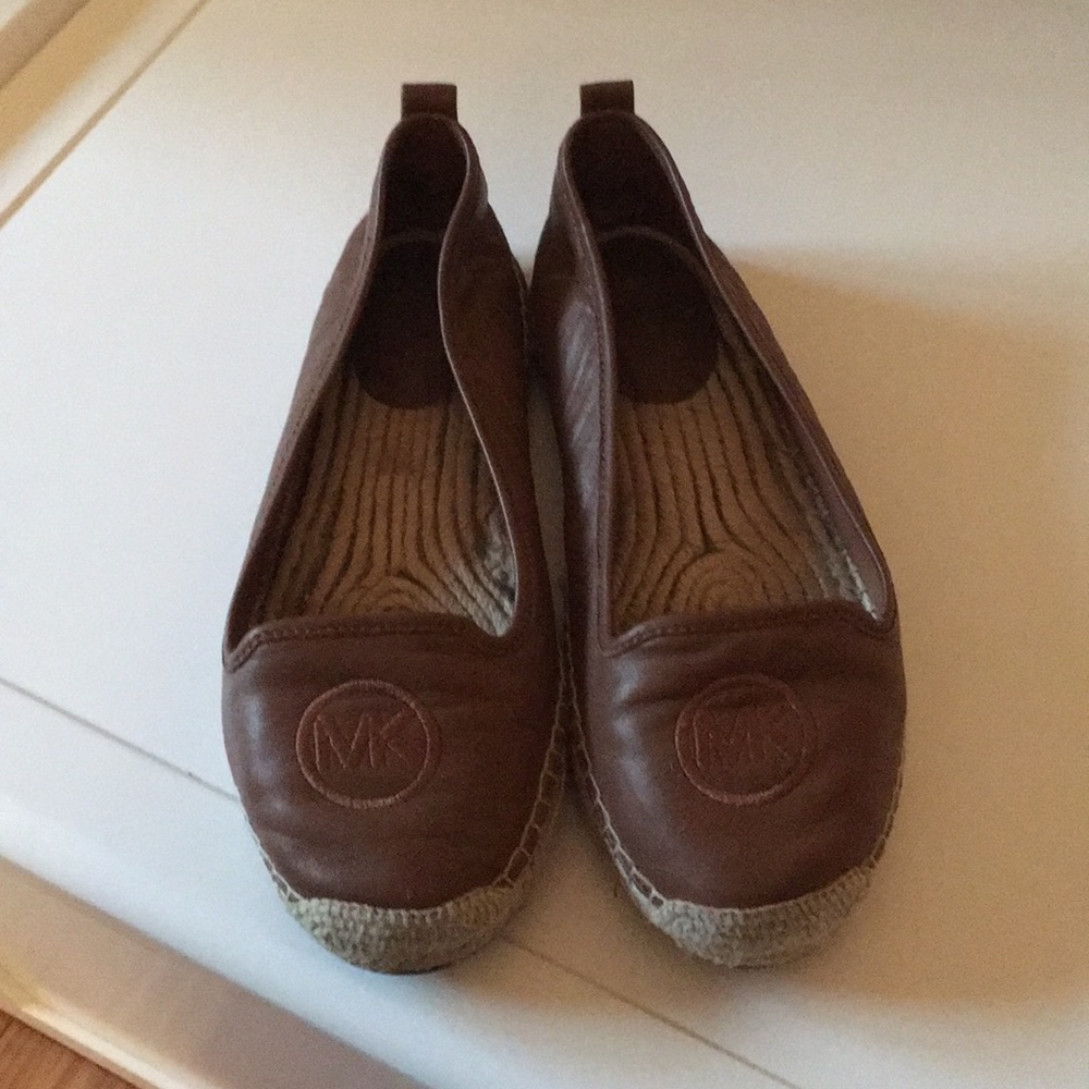 Michael Kors leather espadrilles